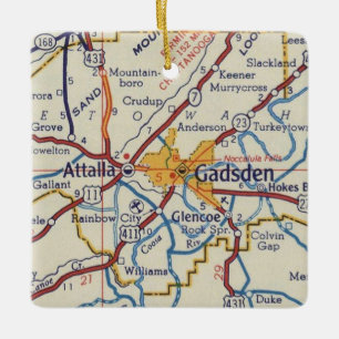 Atalla and Gadsen Alabama Ornament