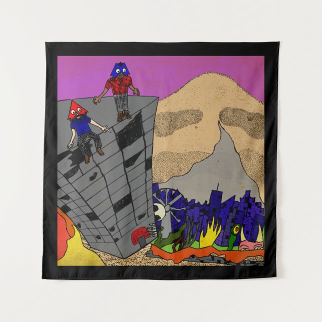 ATARI+MARI Album Art, No Title Tapestry (Front)