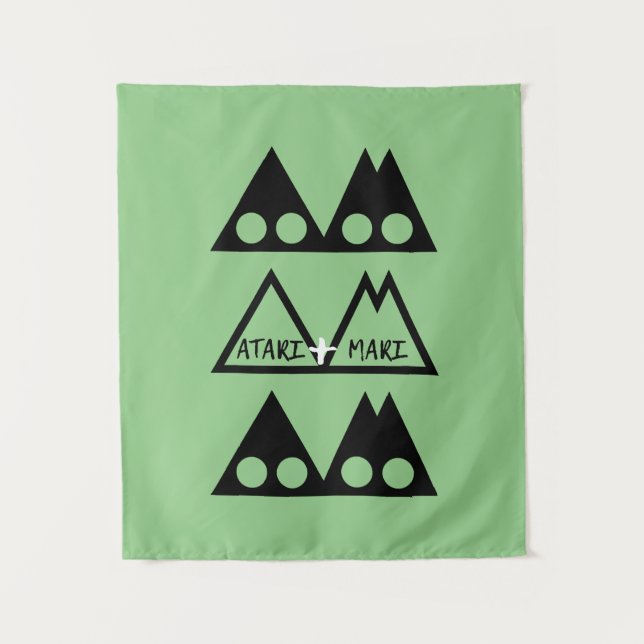 ATARI+MARI Tri-Logo Tapestry (Front)