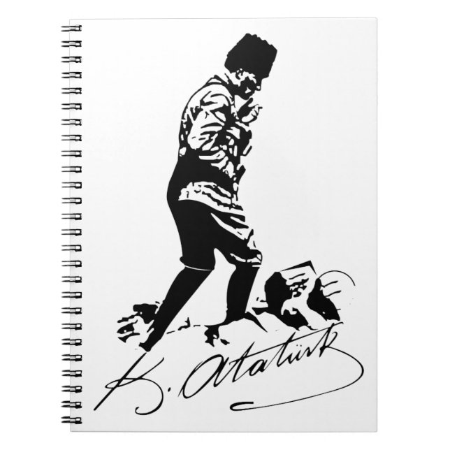 Ataturk Spiral Notebook (Front)