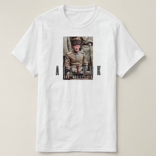 Atatürk Zitat T-Shirt (Design Front)