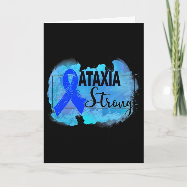 Ataxia Awareness 3  Card (Front)