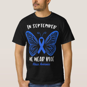 Ataxia Awareness In September We Wear Blue Cute T- T-Shirt