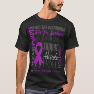 Ataxia Neurological Sickness Awareness for Warrior T-Shirt