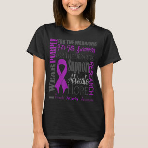 Ataxia Neurological Sickness Awareness for Warrior T-Shirt