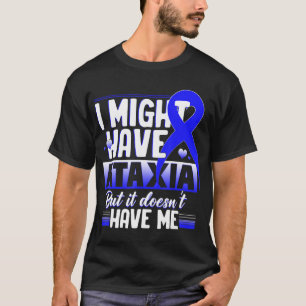 Ataxia Neurological Sign Hemiataxia Blue Ribbon Ne T-Shirt