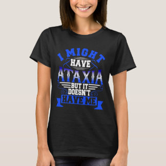Ataxia Neurological Sign Hemiataxia Blue Ribbon Ne T-Shirt