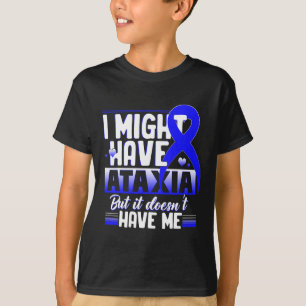Ataxia Neurological Sign Hemiataxia Blue Ribbon Ne T-Shirt