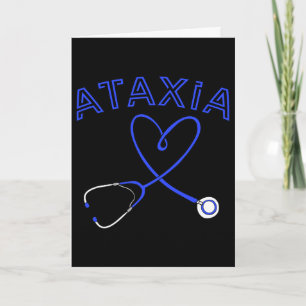 Ataxia Stethoscope Nurse Neurological Hemiataxia R Card