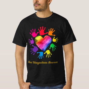 Ataxia Telangiectasia Awareness Hands Ataxia Telan T-Shirt
