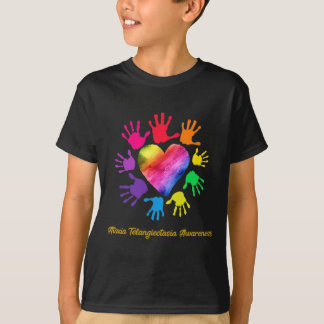 Ataxia Telangiectasia Awareness Hands Ataxia Telan T-Shirt