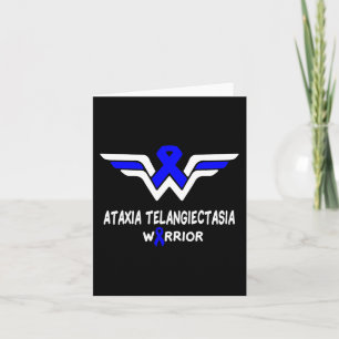 Ataxia Telangiectasia Awareness Warrior Support Bl Card