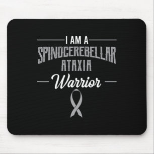 Ataxia Warrior Awareness Ribbon Sca Patient  Mouse Pad