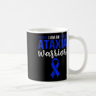 Ataxia Warrior Blue Ribbon Impaired Coordination A Coffee Mug