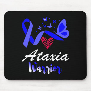 Ataxia Warrior Butterfly Awareness Support  Mouse Pad