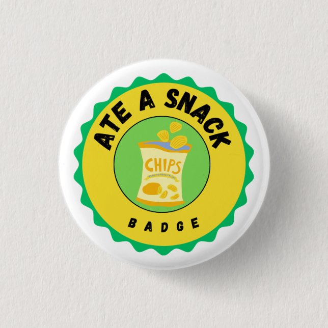 Ate a Snack badge (Front)