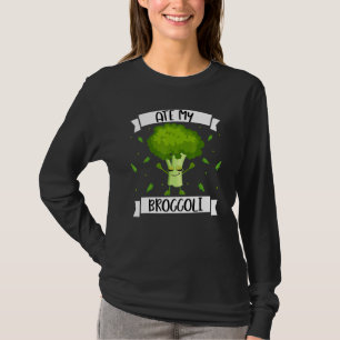 Ate My Broccoli Vegetarian Broccoli Vegan T-Shirt