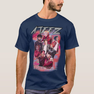 ATEEZ KPOP MERCH OLD RETRO KNOCK OFF INSPIRED MERC T-Shirt
