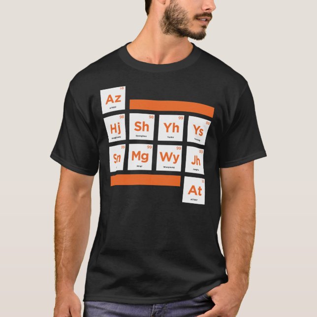 ATEEZ - Periodic Table Classic T-Shirt (Front)