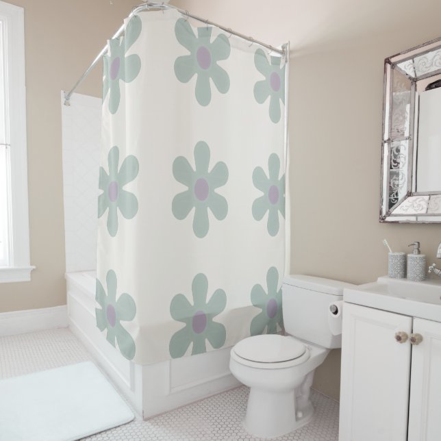 Atelier No. 03 – Flower Shower Curtain (In Situ)