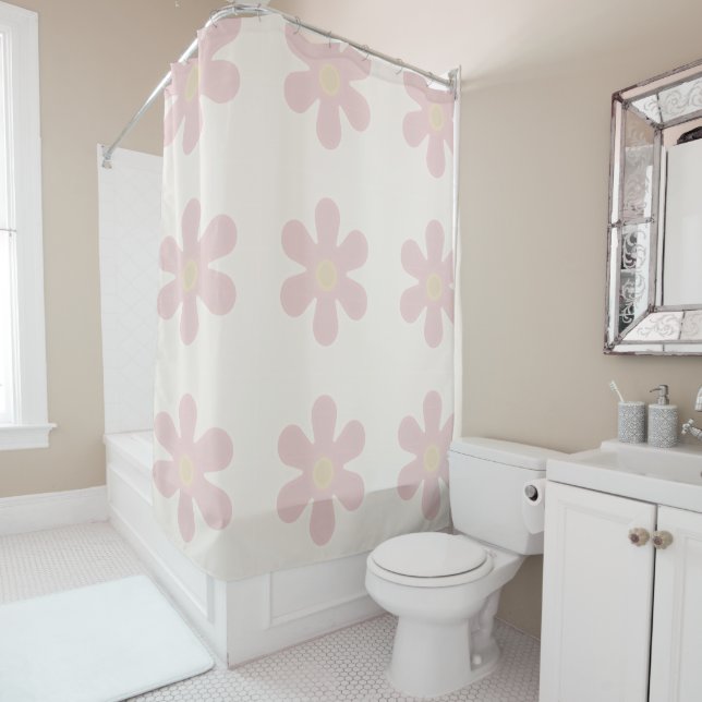 Atelier No. 07 – Flower II Shower Curtain (In Situ)