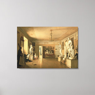Atelier of the artist Alexey Venetsianov 1827 Canvas Print