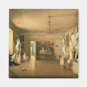 Atelier of the artist Alexey Venetsianov 1827 Magnet