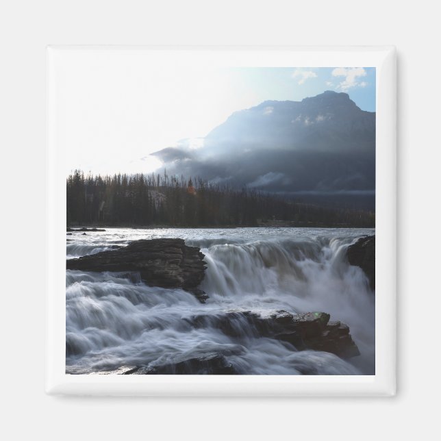 Athabasca Falls 2x2 magnet (Front)