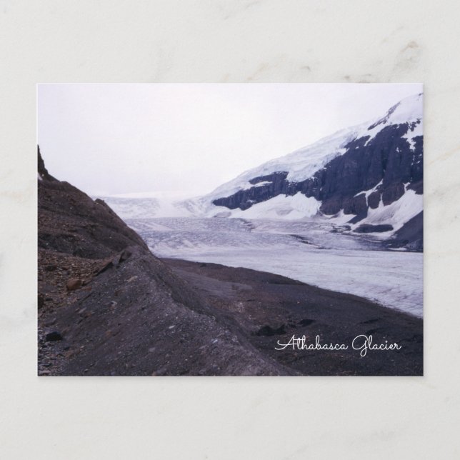 Athabasca Glacier Columbia Icefield Alberta Canada Postcard (Front)