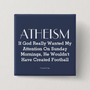ATHEISM - A MisterP Button