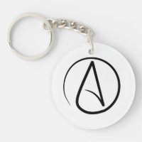 Atheism symbol: black on white