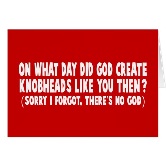 Atheist (Front Horizontal)