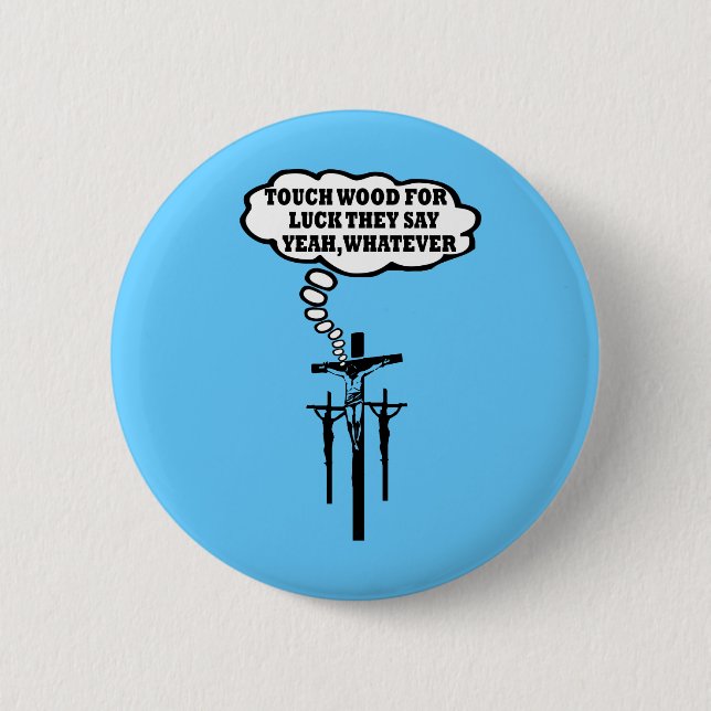 Atheist 6 Cm Round Badge (Front)