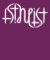 Atheist Ambigram - Original (white)