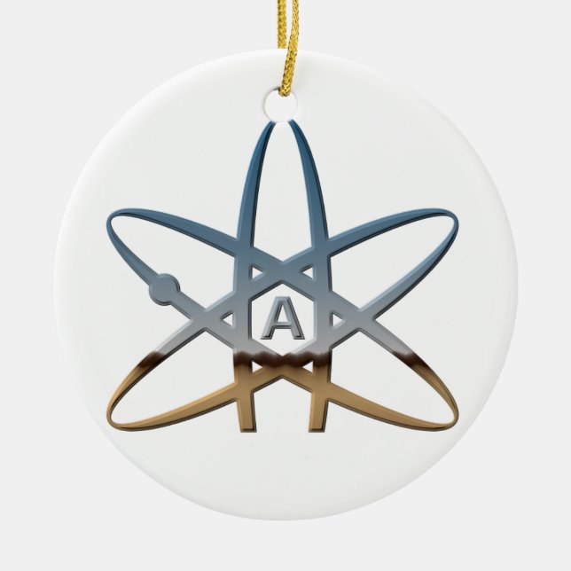 Atheist Atom Ornament (Front)