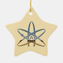 Atheist Atom Star Ornament