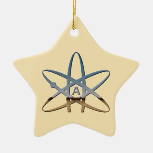 Atheist Atom Star Ornament