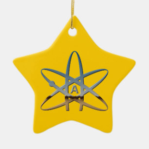Atheist Atom Star Ornament