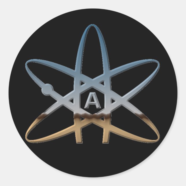 Atheist "Atom" Stickers (Front)