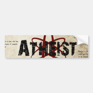 Atheist Bumper Sticker
