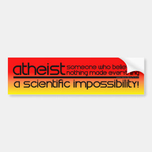 Atheist Bumper Sticker