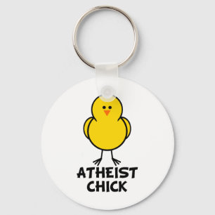Atheist Chick Key Ring