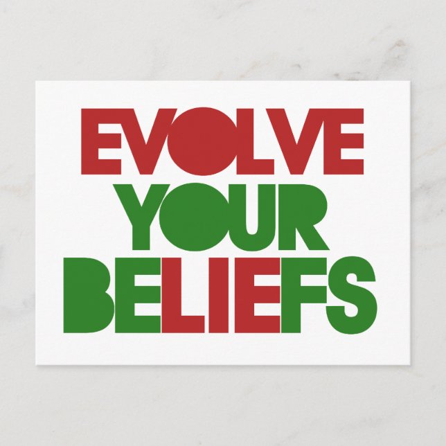 Atheist Christmas Holiday Postcard (Front)