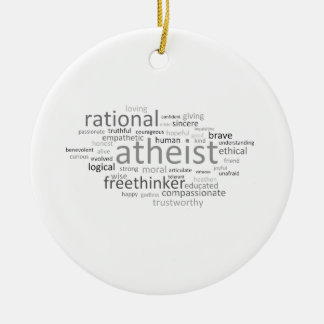 Atheist Cloud Ceramic Tree Decoration