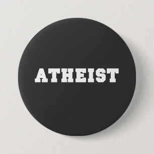 Atheist Collegiate Logo 7.5 Cm Round Badge