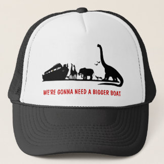 Atheist dinosaur trucker hat