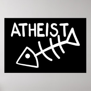 Atheist Fish Poster