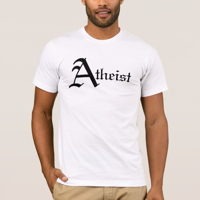 Atheist Fitted T T-Shirt (Front)