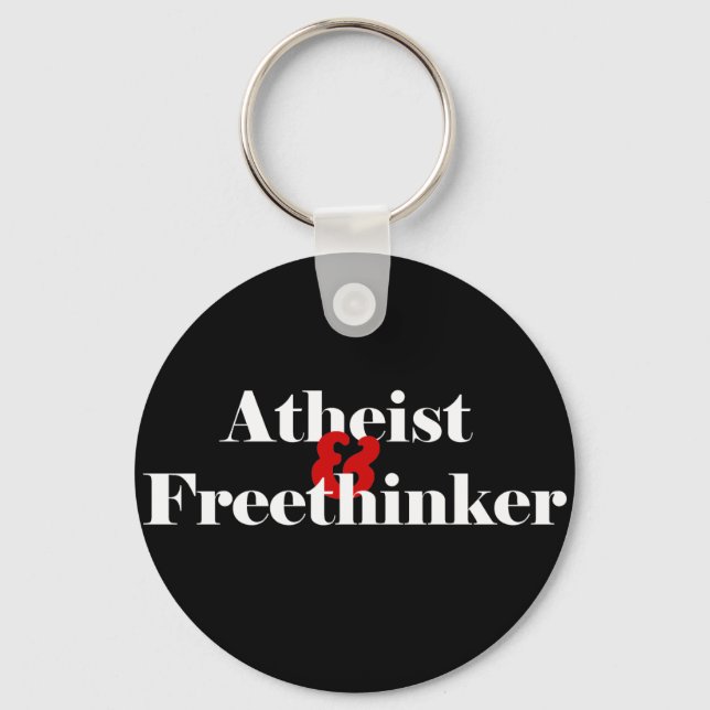 Atheist & Freethinker Key Ring (Front)