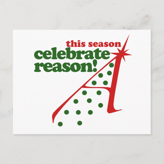 Atheist Holiday Season Postcard (Front)